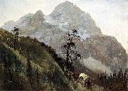 Albert Bierstadt Western_Trail_the_Rockies France oil painting artist